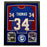 Thurman Thomas Signed Blue Custom Suede Matte Framed Football Jersey