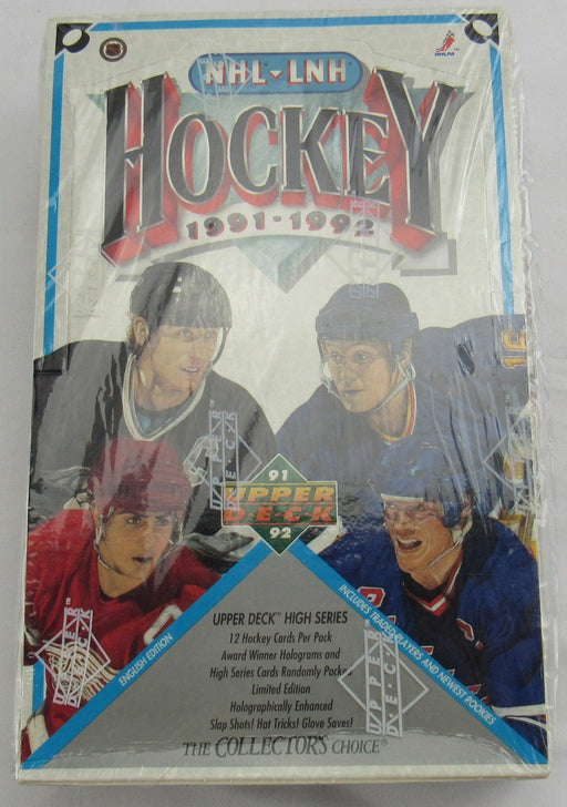 1991-92 Upper Deck Hockey Wax Box High Series - 36ct