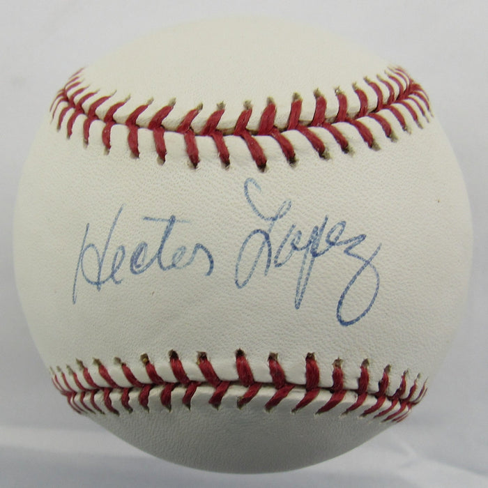 Hector Lopez Signed Auto Rawlings Baseball B150