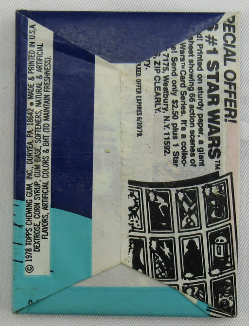 Vintage Topps 1977 Star Wars 5th Series Sealed 1 Unopened Wax Pack Movie Photos