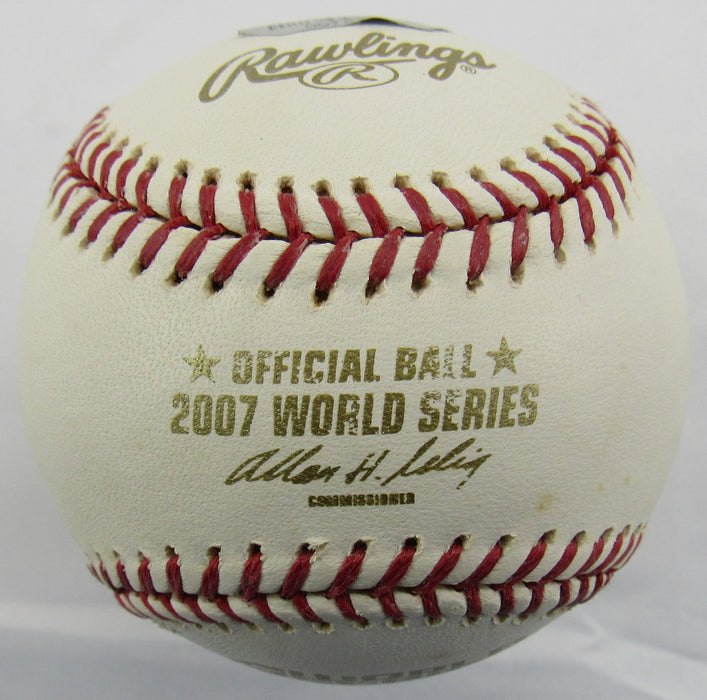 Jacoby Ellsbury Signed Auto Rawlings 2007 World Series Baseball B150 - Mounted Memories