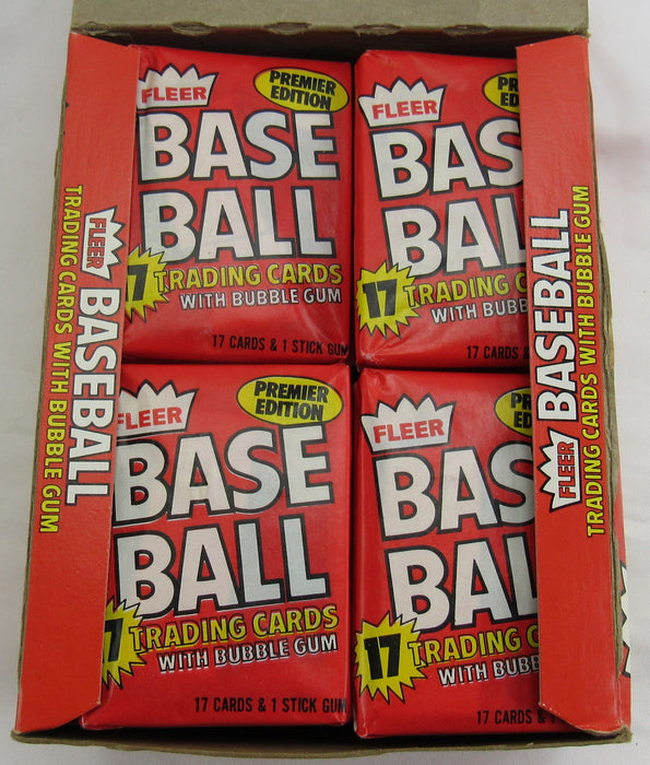 1981 Fleer Baseball Wax Box - 38 Ct Box