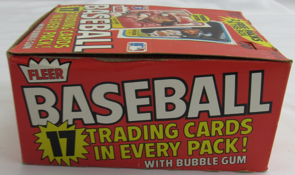 1981 Fleer Baseball Wax Box - 38 Ct Box