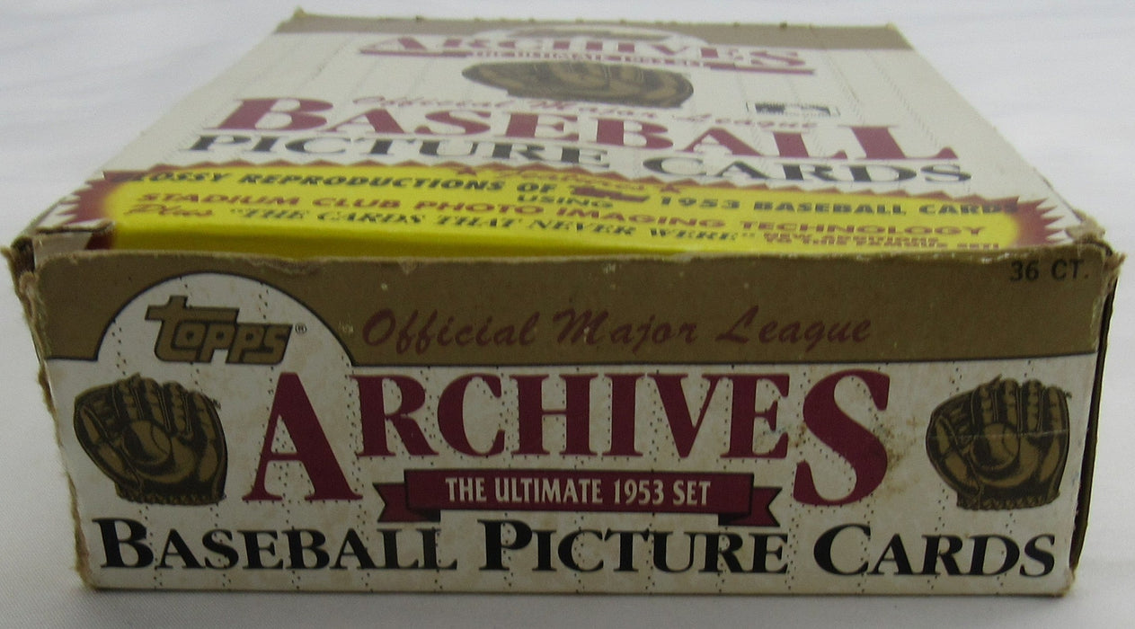 1991 Topps Archive Baseball Wax Box - 53 Reprint Set - 36ct Box