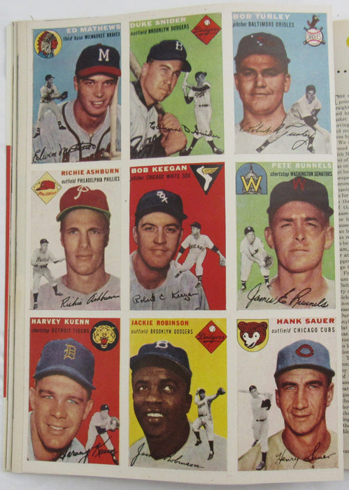 1954 Sports Illustrated Magazine - Nrmt/Mt Condition - Cards are within the magazine