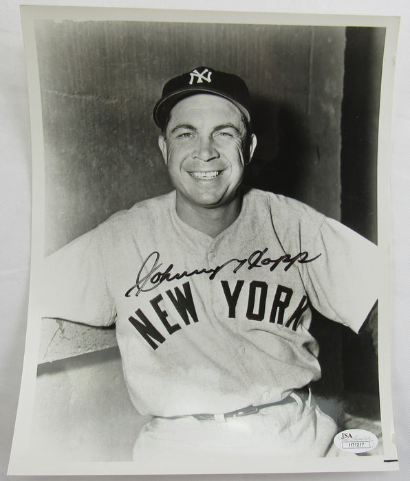 Johnny Hopp Signed Auto 8x10 Photo JSA H71217