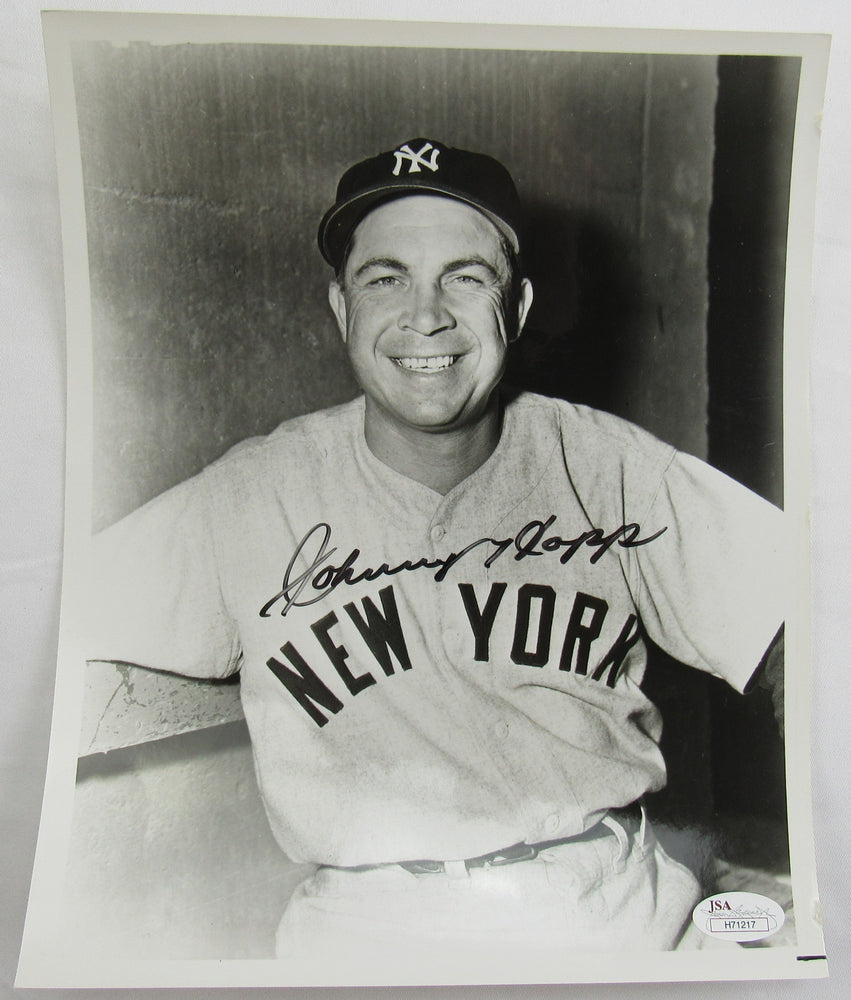 Johnny Hopp Signed Auto 8x10 Photo JSA H71217