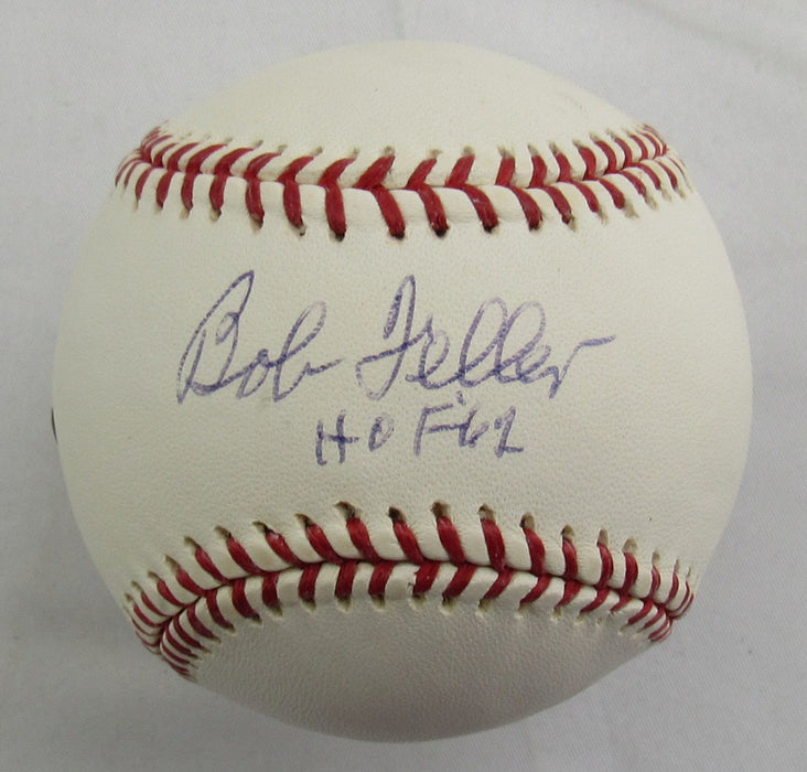 Bob Feller Signed Auto Rawlings Baseball MLB BB602511