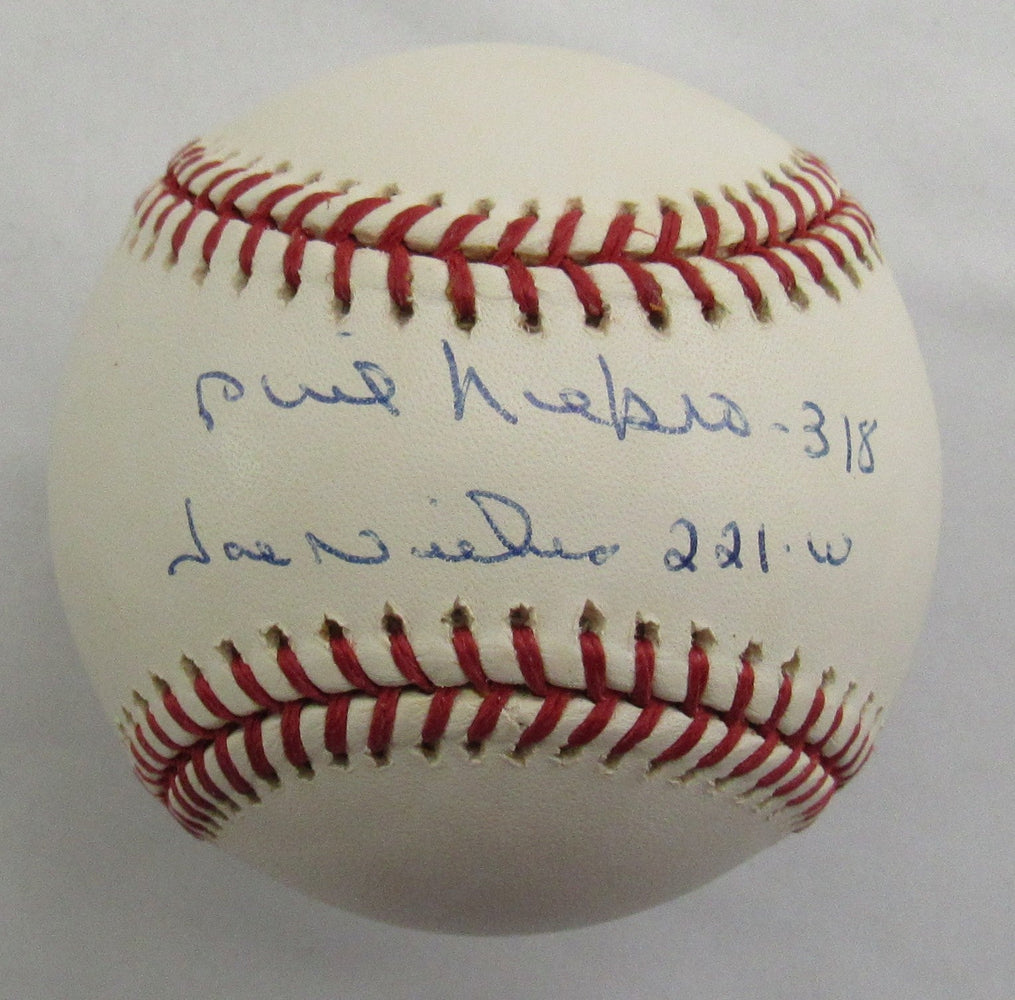 Phil Niekro/Joe Niekro Signed Auto Rawlings Baseball MLB MR159286