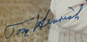 Tom Henrich Signed Auto 8x10 Photo JSA H25506
