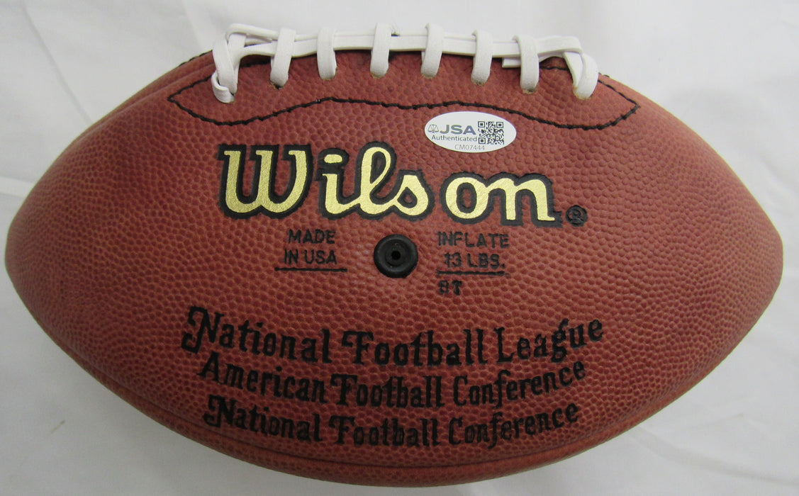 Marshall Faulk Signed Auto Wilson Football JSA CM07444