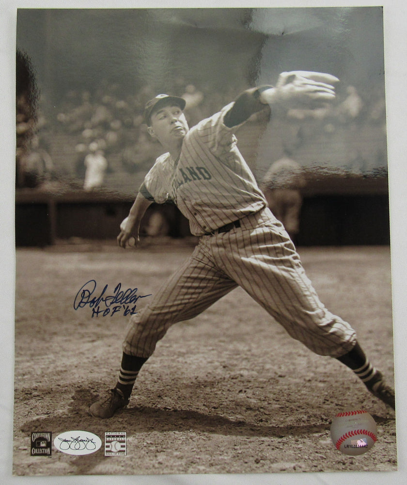 Bob Feller Signed Auto 8x10 Photo JSA Authenticated