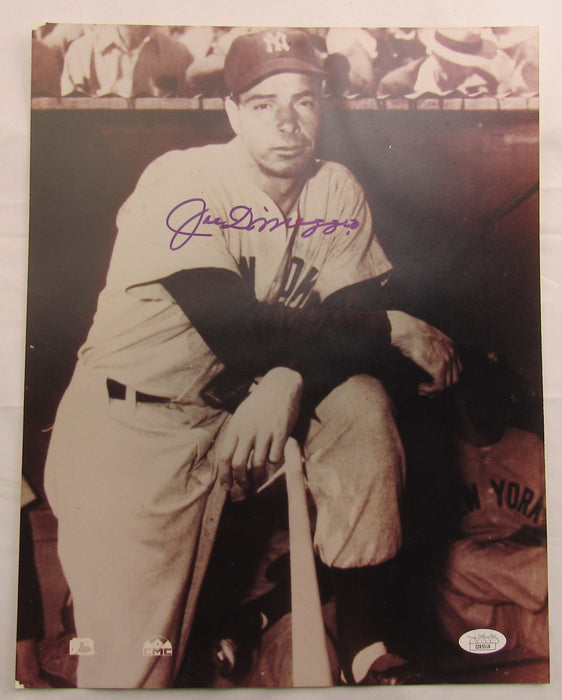 Joe DiMaggio Signed 11x14 Photo JSA LOA ZZ85318