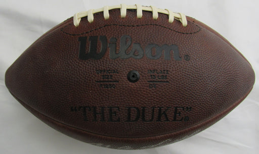 Y.A Tittle Signed Auto Wilson Football JSA CM07449 w/3 Inscriptions