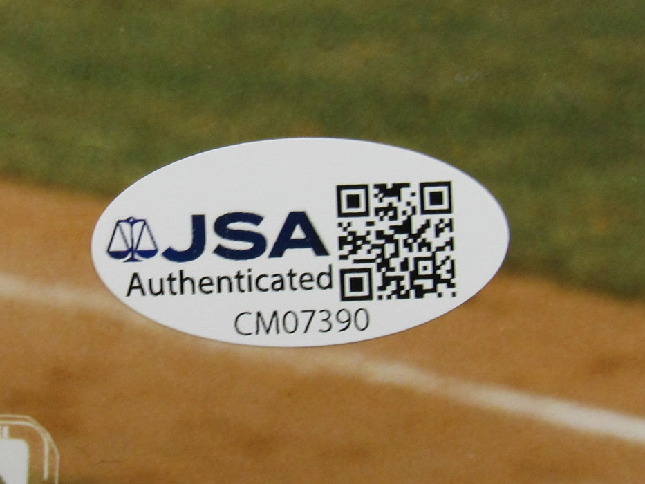 Ernie Banks Signed Auto 8x10 Photo JSA CM07390