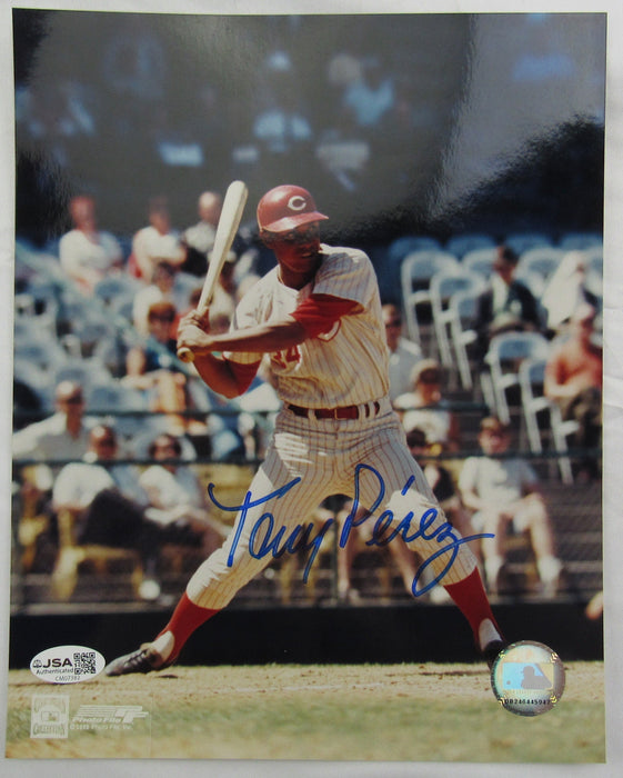 Tony Perez Signed Auto 8x10 Photo JSA CM07382