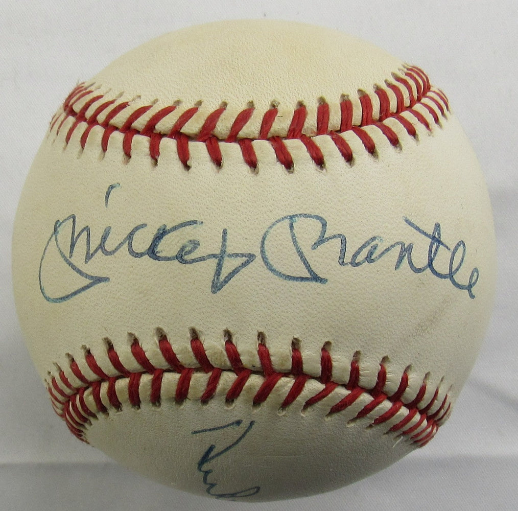 Mickey Mantle Willie Mays Duke Snider Signed Auto Rawlings Baseball JSA LOA ZZ85312