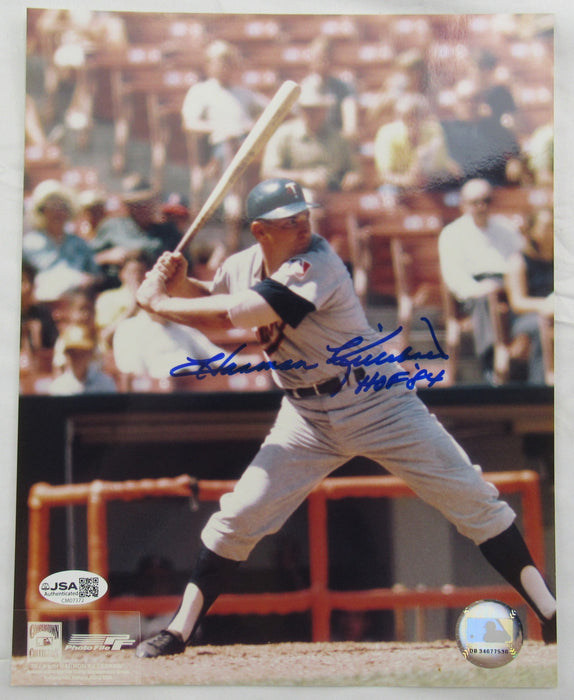 Harmon Killebrew Signed Auto 8x10 Photo JSA CM07372 w/HOF 84