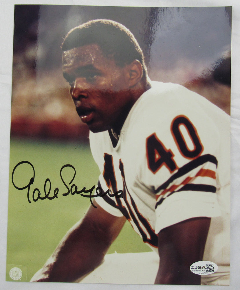 Gale Sayers Signed Auto 8x10 Photo JSA CM07365