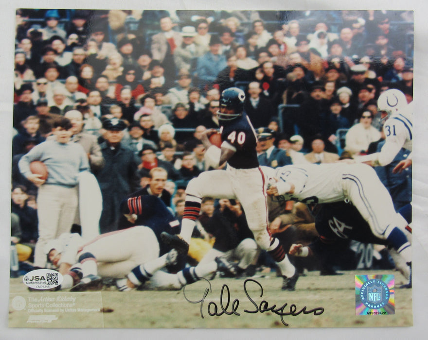 Gale Sayers Signed Auto 8x10 Photo JSA CM07348