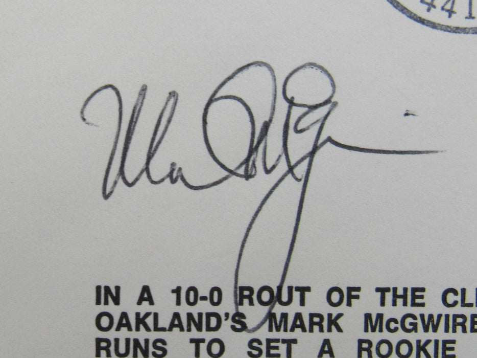 Mark McGwire Signed Auto Envelope JSA CM07356