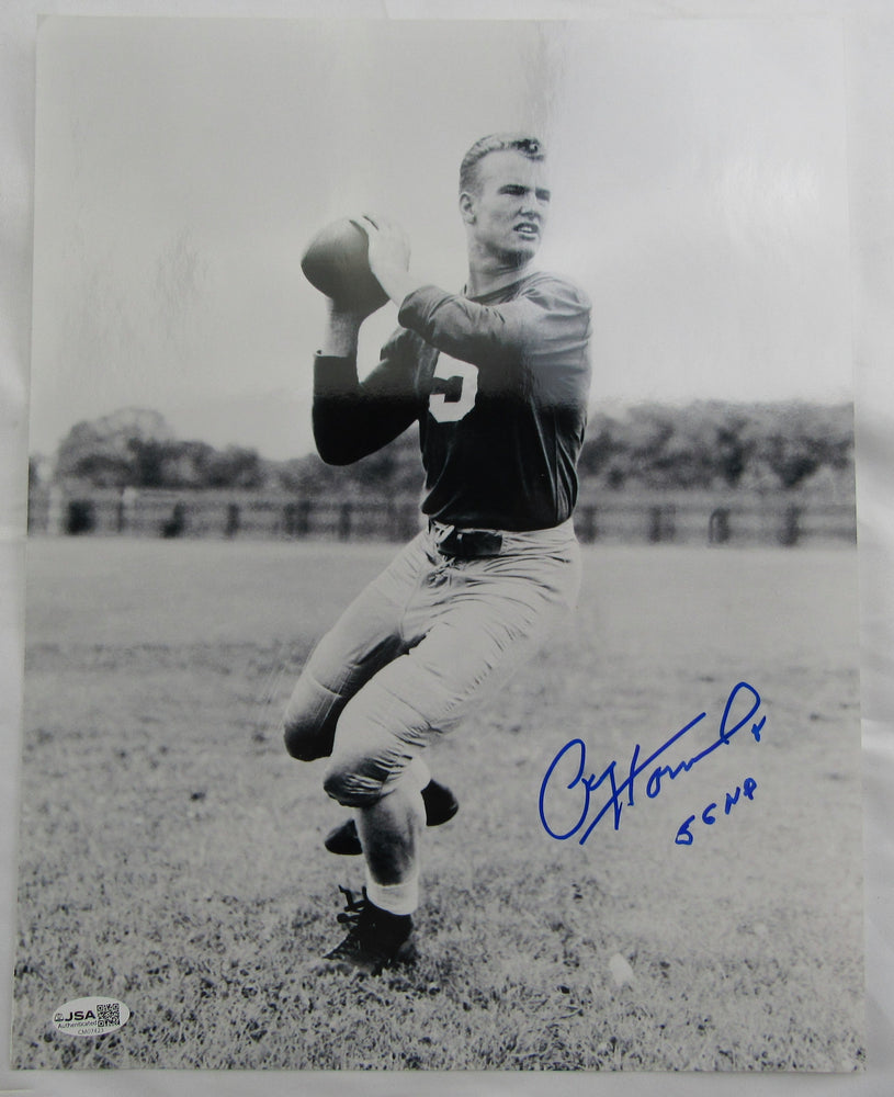 Paul Hornung Signed Auto 11x14 Photo JSA CM07423