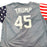 Brian Urlacher Signed HOF 18 Inscription Trump 45 Merica Baseball Jersey (Beckett)