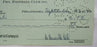 Bert Bell Multi Signed Auto Eagles Check JSA CM07467