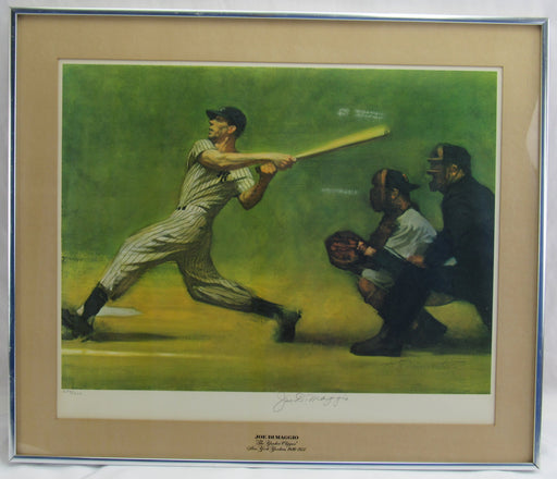 Joe DiMaggio Signed Auto 21x17 Photo JSA LOA ZZ71716
