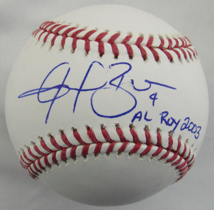 Angel Berroa Signed Auto Rawlings Baseball B163