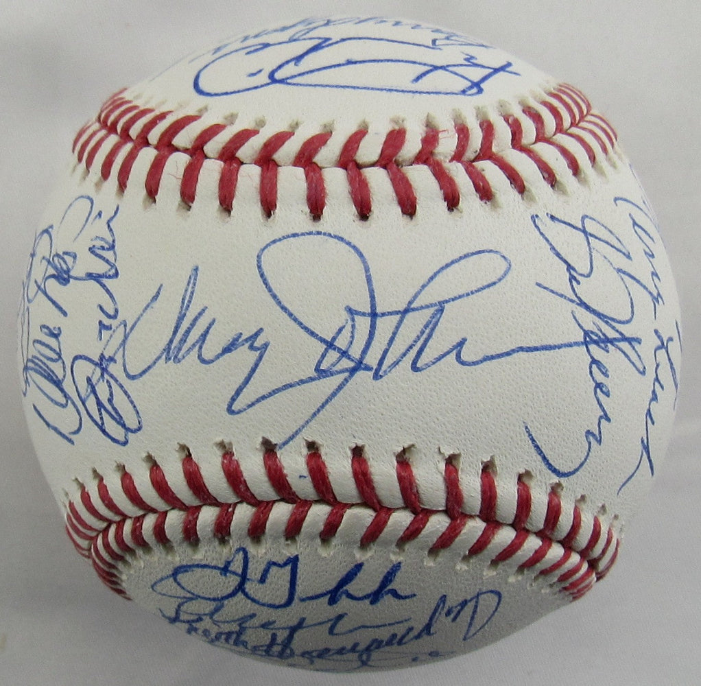 1986 World Series Champion New York Mets Signed Auto Rawlings 1986 World Series Baseball JSA ZZ10212