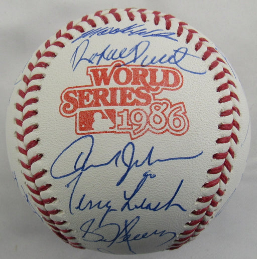 1986 World Series Champion New York Mets Signed Auto Rawlings 1986 World Series Baseball JSA ZZ10212