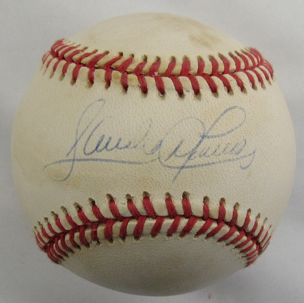 Sandy Alomar SR. Signed Auto Rawlings Baseball B164