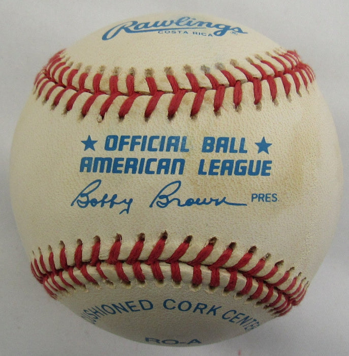 Sandy Alomar SR. Signed Auto Rawlings Baseball B164