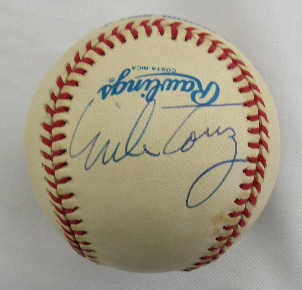 Mike Torrez and Jim Leyrtiz Signed Auto Rawlings Baseball