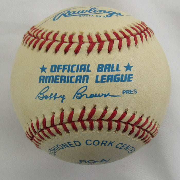 Mike Torrez and Jim Leyrtiz Signed Auto Rawlings Baseball