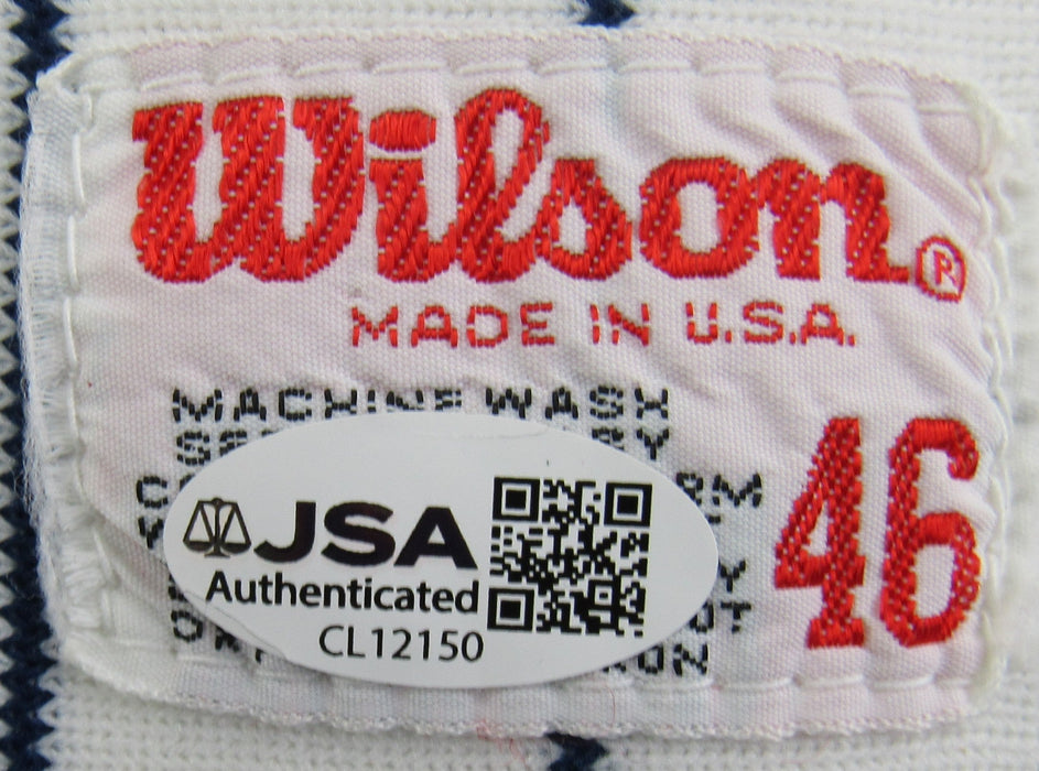 Yogi Berra Signed Yankees Jersey JSA CL12150 - VINTAGE GAMER GAME USED JERSEY