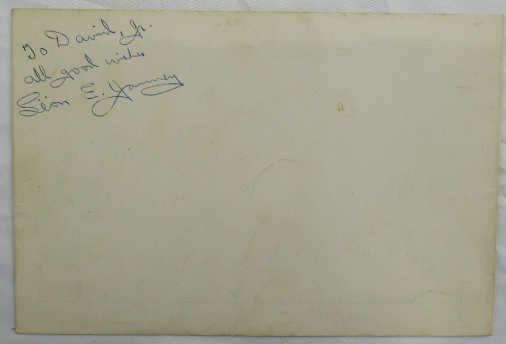 Leon Janney Signed Auto Lounge Mets Pamphlet