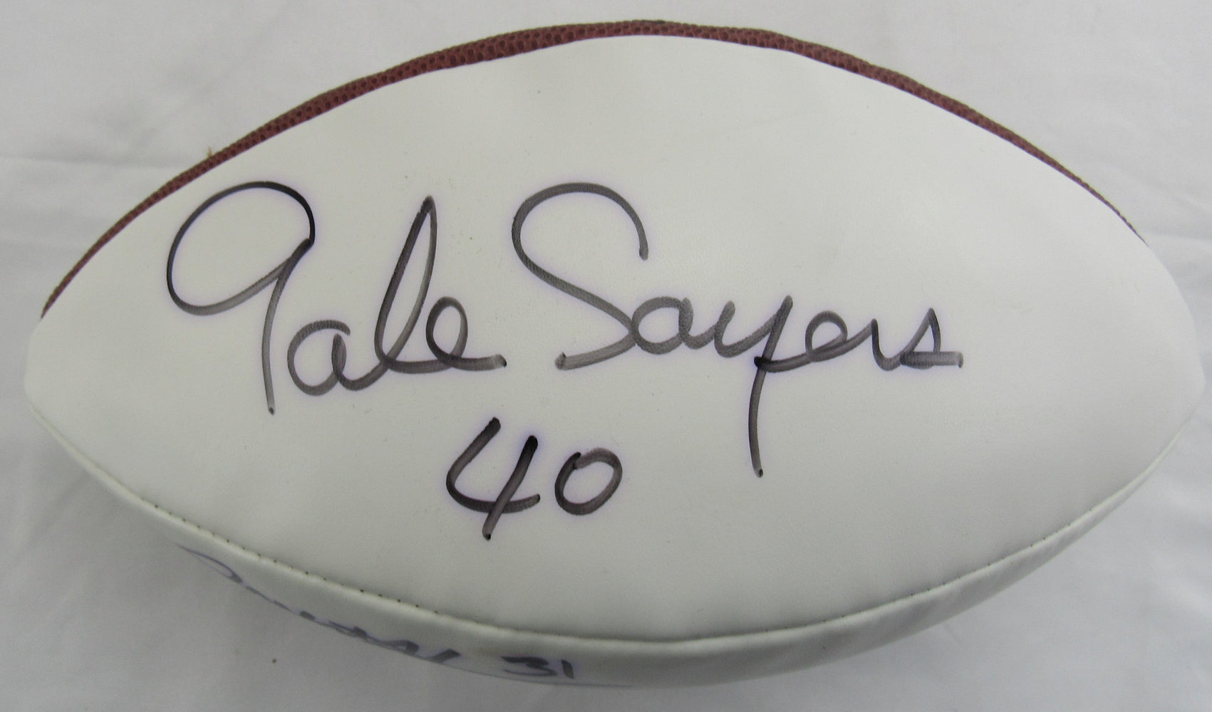 Gale Sayers +1 Signed Wilson Football JSA CL12142