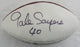 Gale Sayers +1 Signed Wilson Football JSA CL12142