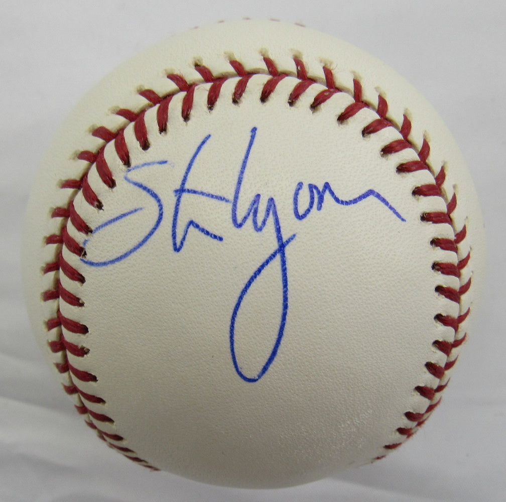 Steve Lyons "Psycho" Signed Auto Baseball B155