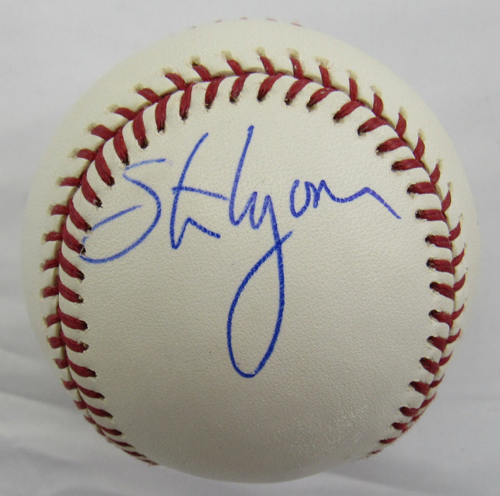 Steve Lyons "Psycho" Signed Auto Baseball B155
