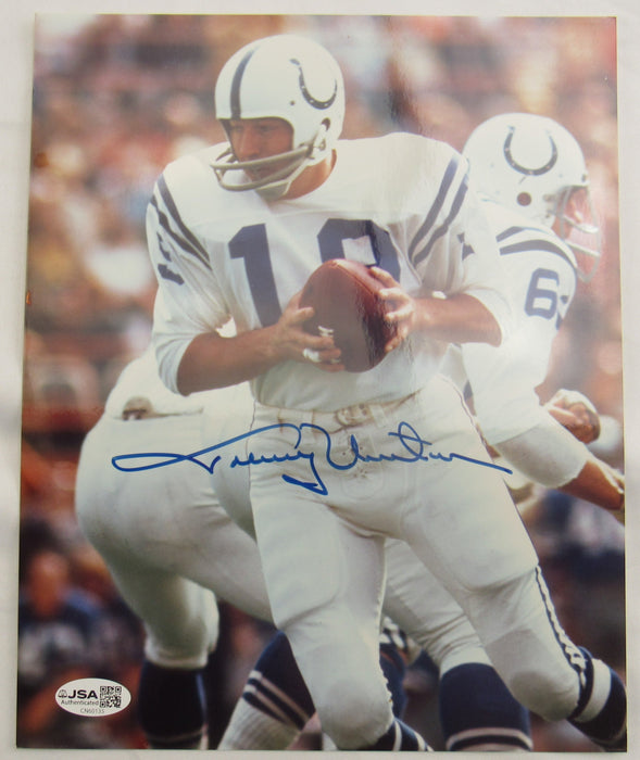 Johnny Unitas Signed 8x10 Photo CN60135