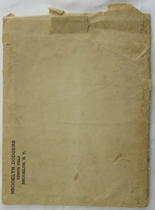 1946 Brookyln Dodgers Photo Set Packet - 15 Photos