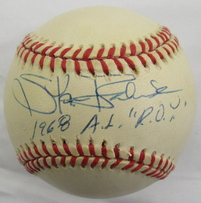 Stan Bahnsen Signed Auto Baseball w/ Insc B151