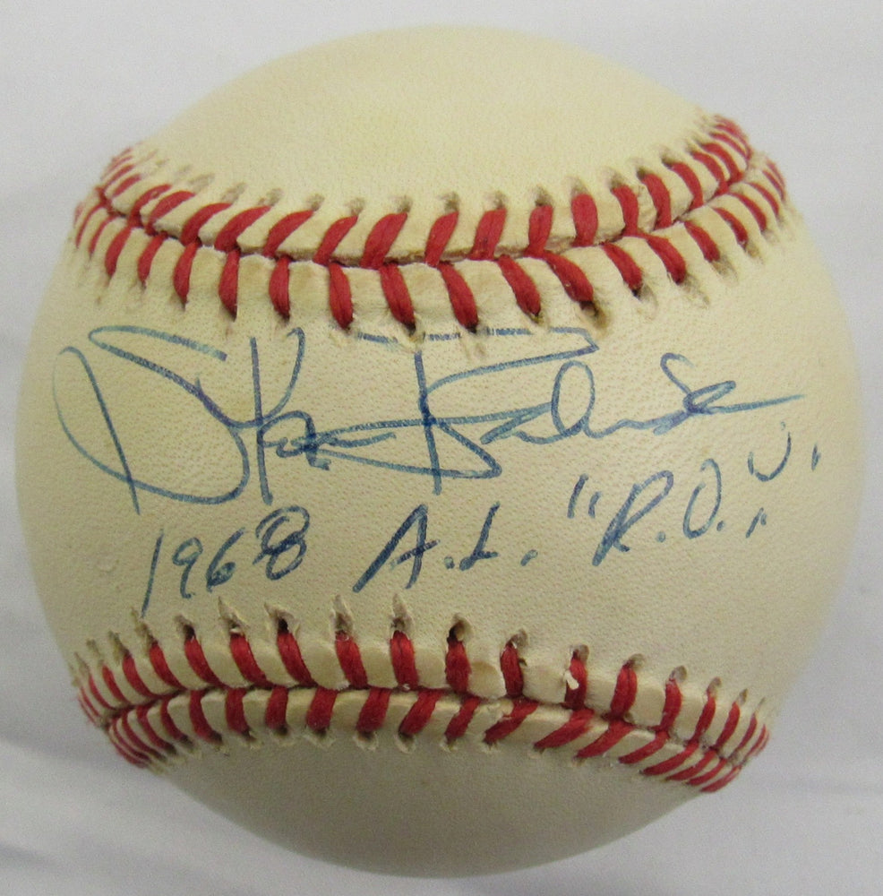 Stan Bahnsen Signed Auto Baseball w/ Insc B151