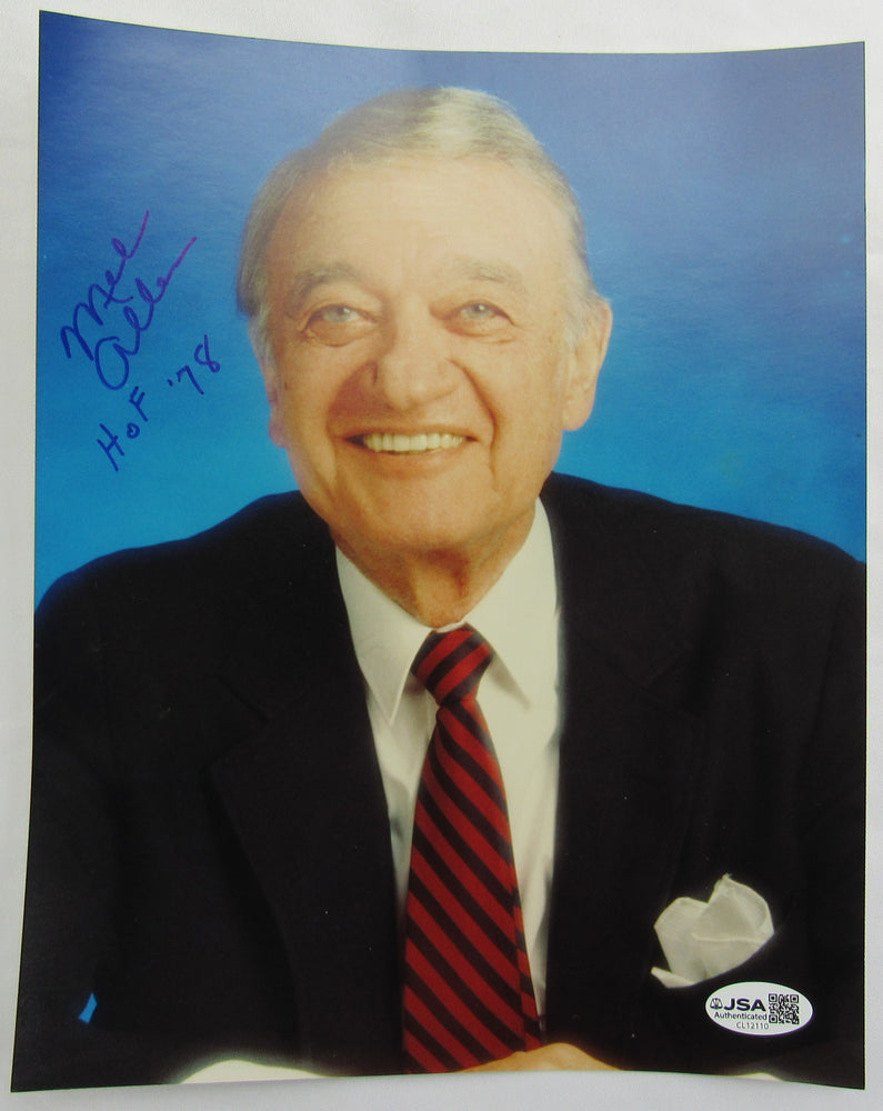 Mel Allen Signed Auto 8x10 Photo JSA CL12110