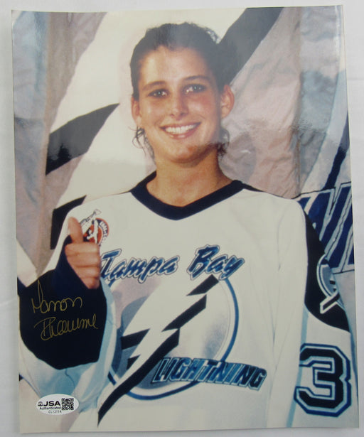 Manon Rheaume Signed Auto 8x10 Photo JSA CL12114