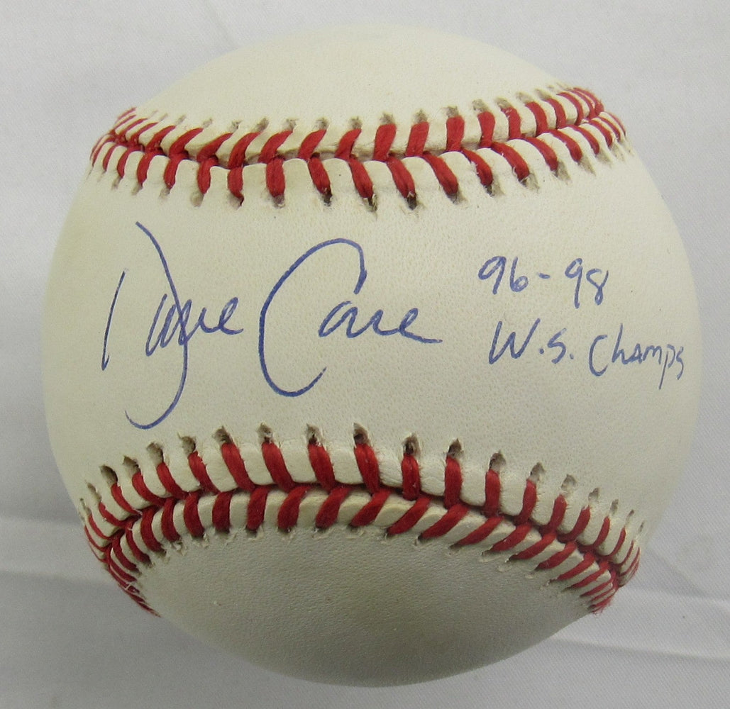 Dave Cone Signed Rawlings Baseball JSA CN60381 - 96/98 WS Champs