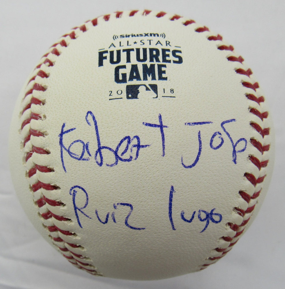 Keibert Ruiz Signed Auto Baseball w/ Insc JSA WP711774 B151
